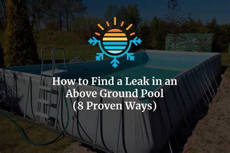 most common above ground pool leaks|5 Most Common Above Ground Pool Leaks and How to Fix Easily